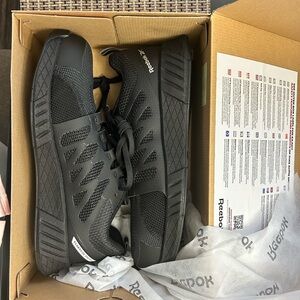 Reebok Black Mesh Sneakers
